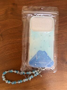 New iPhone 17 pro Blue fairy volcano Phone Case